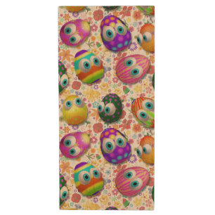 Cute and Funny Easter Eggs Cartoon Wood Flash Drive