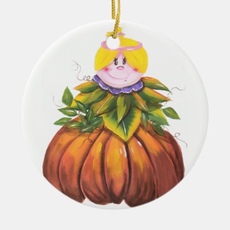 Cute And Funny Halloween Ceramic Ornament
