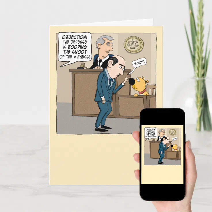 Cute and Funny Lawyer Boops Dog's Snoot Birthday Card | Zazzle Cute and Funny Lawyer Boops Dog's Snoot Birthday Card | Zazzle
