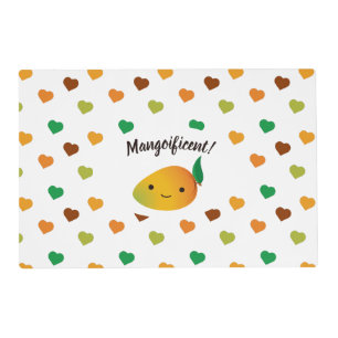 Cute and Funny Mangoificent Mango Placemat