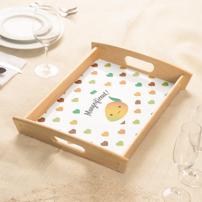 Cute and Funny  Mangoificent Mango Serving Tray (Front)