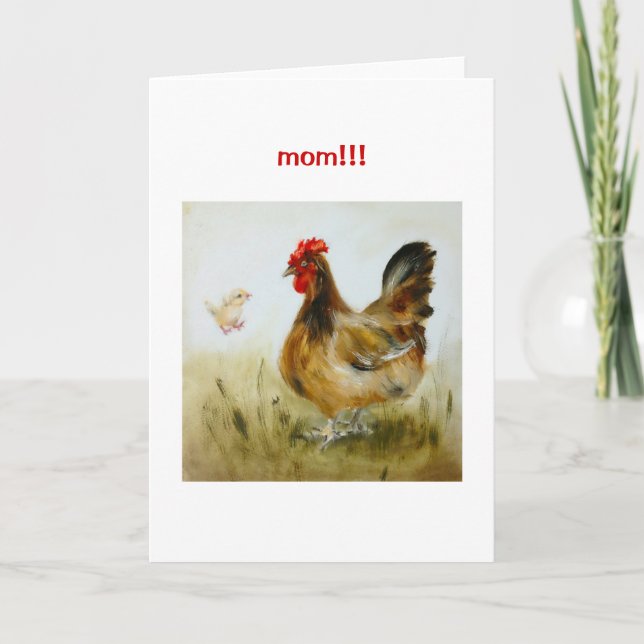 Cute and Funny Mother's Day Card (Front)