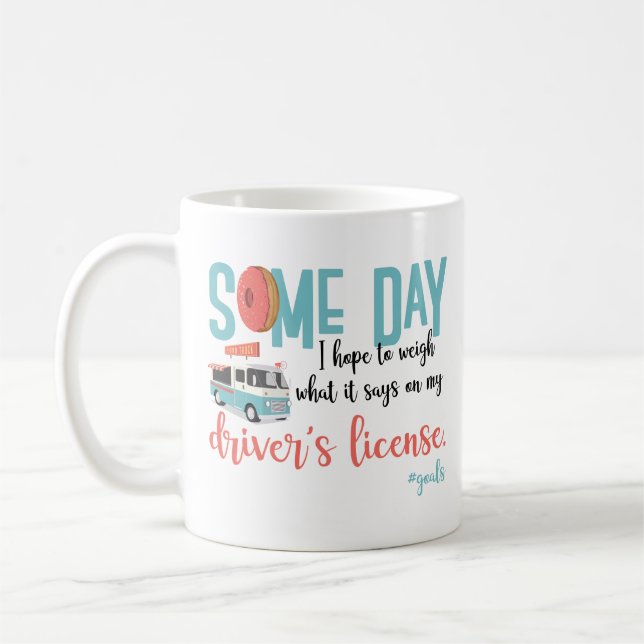 Cute and funny mug with donuts (Left)