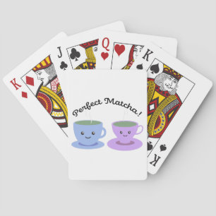 Cute and Funny Perfect Matcha Poker Cards