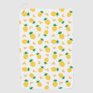 Cute and Funny Pineapple Pattern Golf Towel