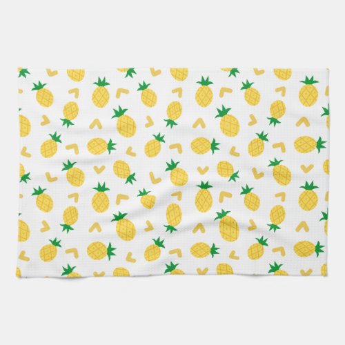 Cute and Funny Pineapple Pattern Kitchen Towel