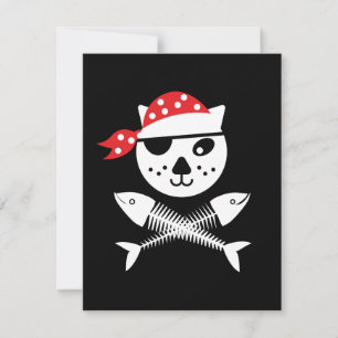 Cute And Funny Pirate Kids Cat