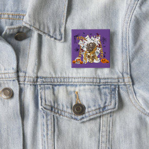 Cute and Funny Spooky Evil Cats Button