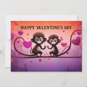 Cute and Funny Valentine's Day for Kids #13 Holiday Card
