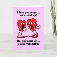 Cute and funny Valentine's Day Holiday Card