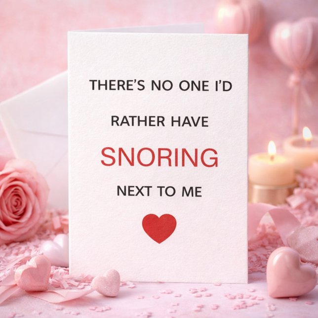 Cute and funny Valentines day text  Holiday Card (Creator Uploaded)