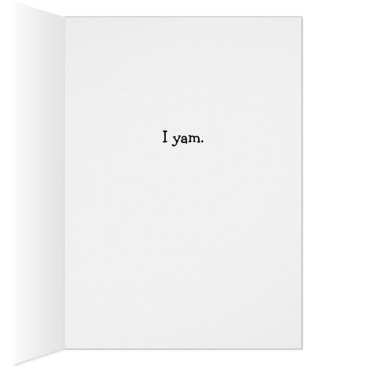 Cute and Funny Yam Love (Inside (Right))