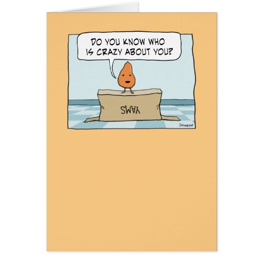 Cute and Funny Yam Love Cards (Front)