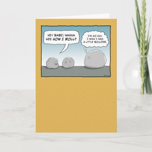 Cute and Funny You Rock Card