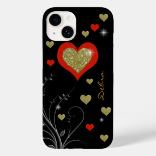 Cute and Girly Hearts Case-Mate iPhone 14 Case