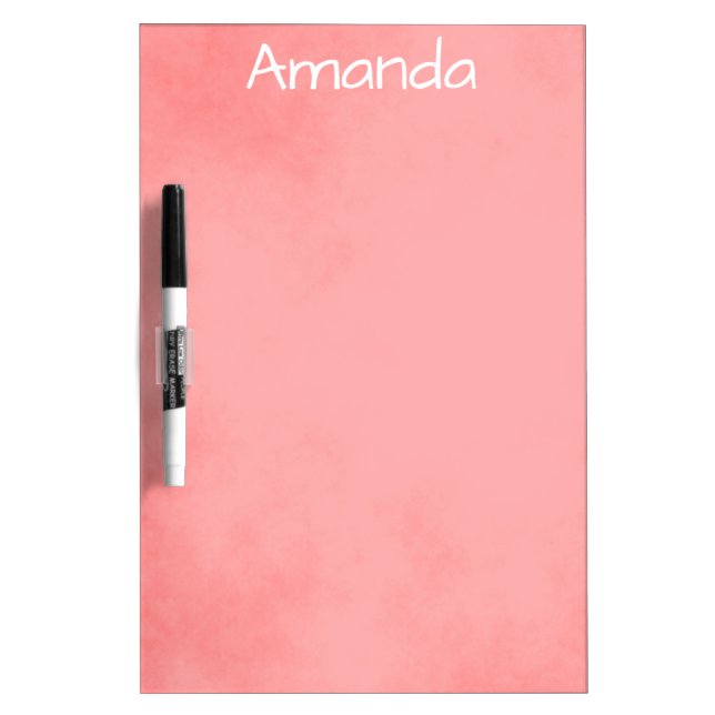 Cute and Girly Pink Dry Erase Board (Front)