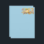 Cute and Happy Birds among Spring Flowers Letterhead<br><div class="desc">Cute and Happy Little Birds flying in a Pink and Yellow springtime and Summer Flowers Cheerful blooming Background. Original Vector Illustration Background Copyright BluedarkArt TheChameleonArt.</div>