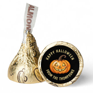 Cute And Happy Cartoon Pumpkin Halloween Hershey®'s Kisses®