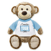 Cute and Hug-gable Monkey Stuffed Plush Animal (Front)