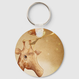 Cute and imaginative illustration keychain