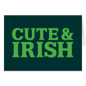 Cute and Irish (Front Horizontal)