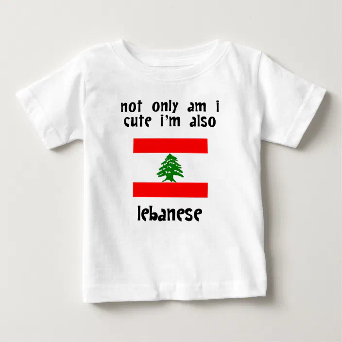 Lebanon Baby Bodysuit 100% Cotton Soccer Futbol Jersey Flag T-Shirt All Seasons 