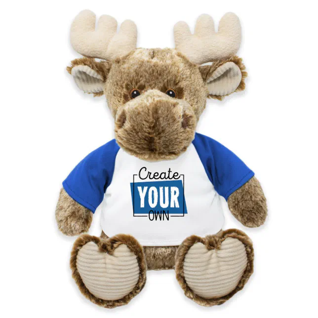 Cute and Lovable Plush Moose Stuffed Animal


