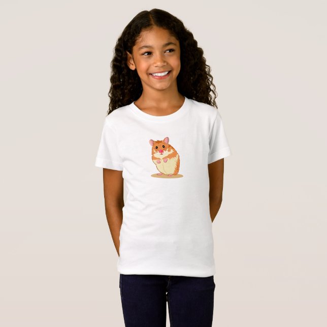 Cute and Loveable Hamster T-shirt (Front Full)