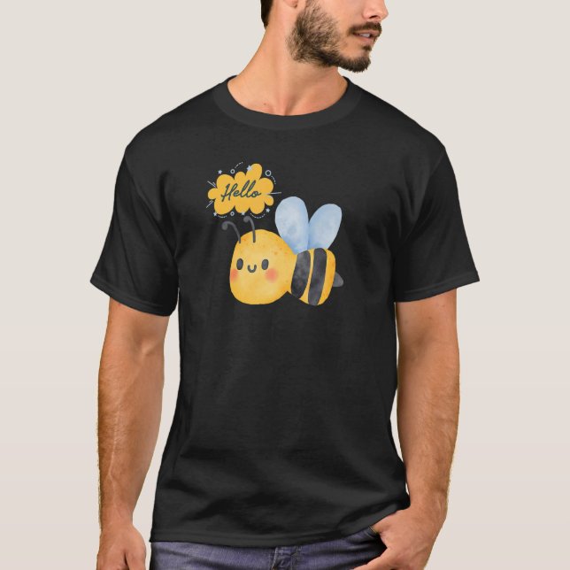 Cute And Lovely Bumblebee T-Shirt (Front)