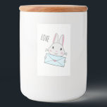 Cute and lovely Bunny holding Love Letter Food Label<br><div class="desc">Are in love or beloved? Surprise your great love in a creative and funny way with this cute and original gift idea on Valentine’s Day. An original and romantic way to declare your love or sympathy.</div>
