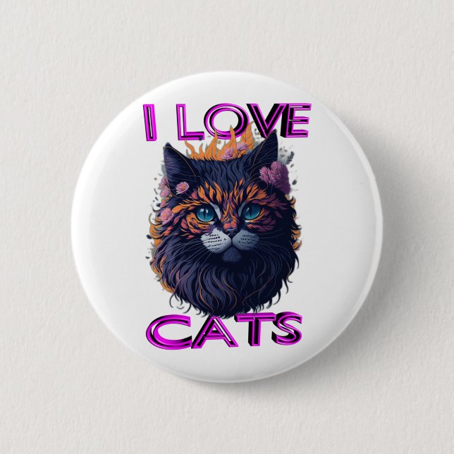 Cute and lovely cat s5 button (Front)