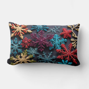 Cute and lovely vibrant festive eye-catching cozy lumbar pillow