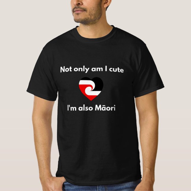 Cute and Maori T-Shirt (Front)