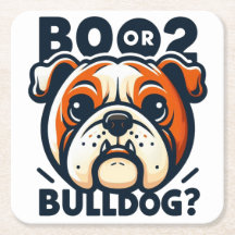 Cute and Mischievous Bulldog: Pop Art Halloween