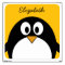 Cute and Modern Cartoon Penguin