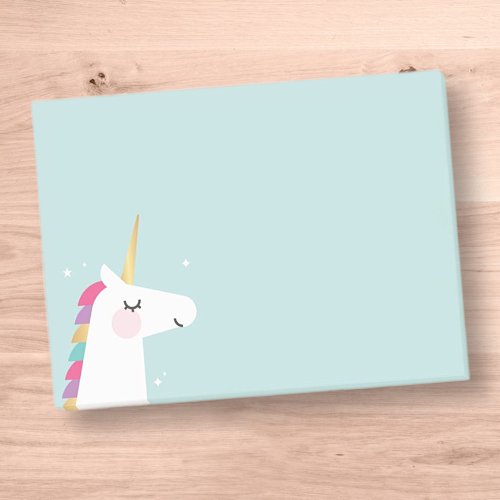 Cute and Modern Rainbow Unicorn Post_it Notes