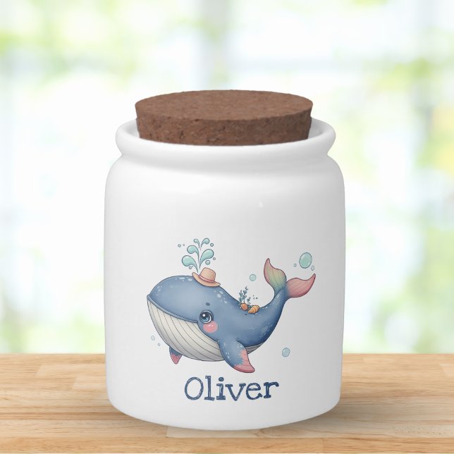Cute and Quirky Little Whale Candy Jar (Creator Uploaded)