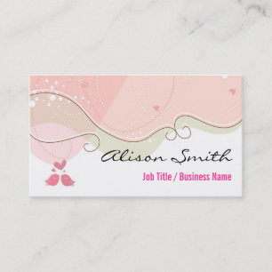 Cute and Romantic Business Card