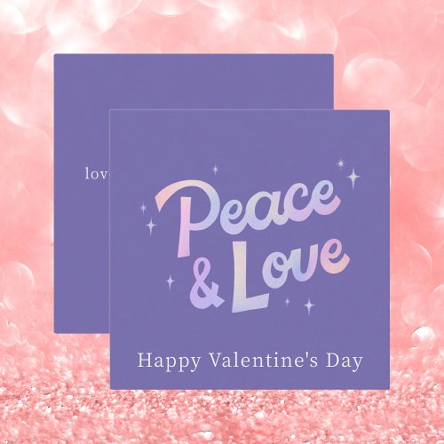Cute and Simple Friendship Valentine Note Card