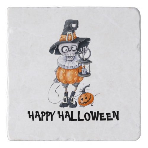 Cute and Spooky Halloween Character Trivet