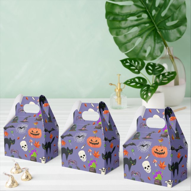 Cute And Spooky Halloween Favor Boxes (Multiple)