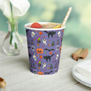 Cute And Spooky Halloween  Paper Cups
