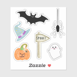 Cute And Spooky Halloween Sticker