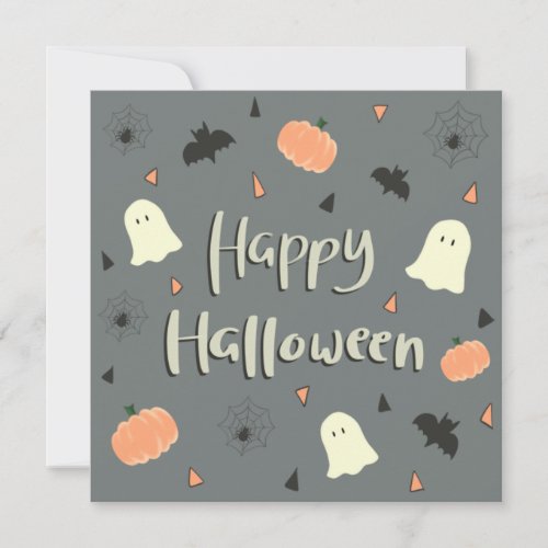 Cute and Spooky Happy Halloween Announcement