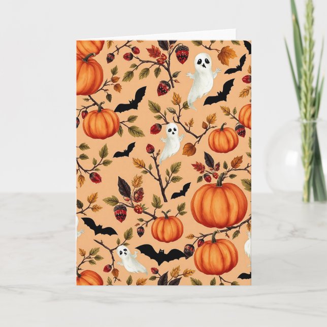 Cute And Spooky Phone Cover For Autumn Card (Front)