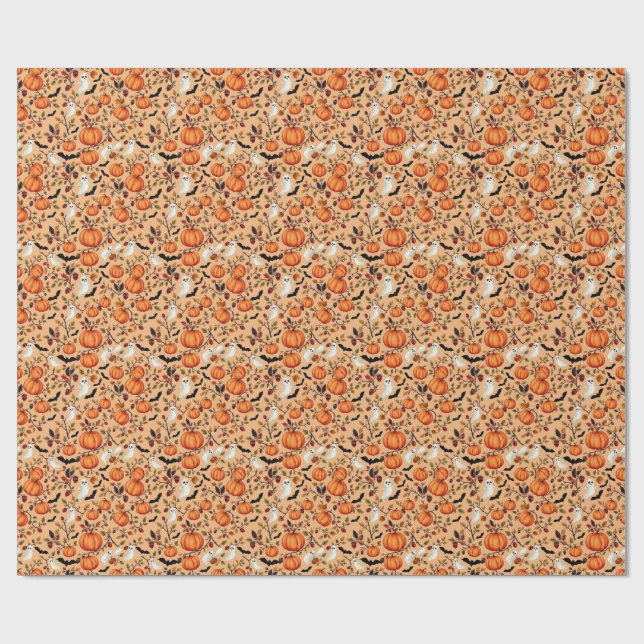 Cute And Spooky Phone Cover For Autumn Wrapping Paper (Flat)