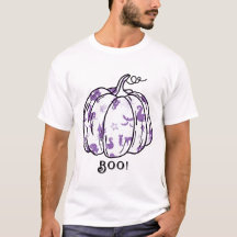 Cute and Spooky Purple Jack-O’-Lantern