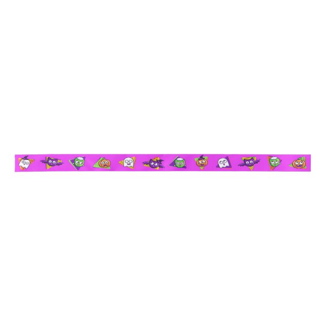 Cute and Spooky Ribbon - purple (Front)