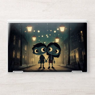 Cute and Spooky Zombies in Love - Laptop Skin