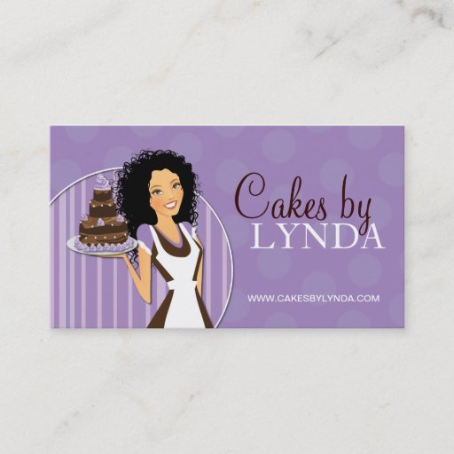 Customizable Cute and Sweet Bakery Business Cards